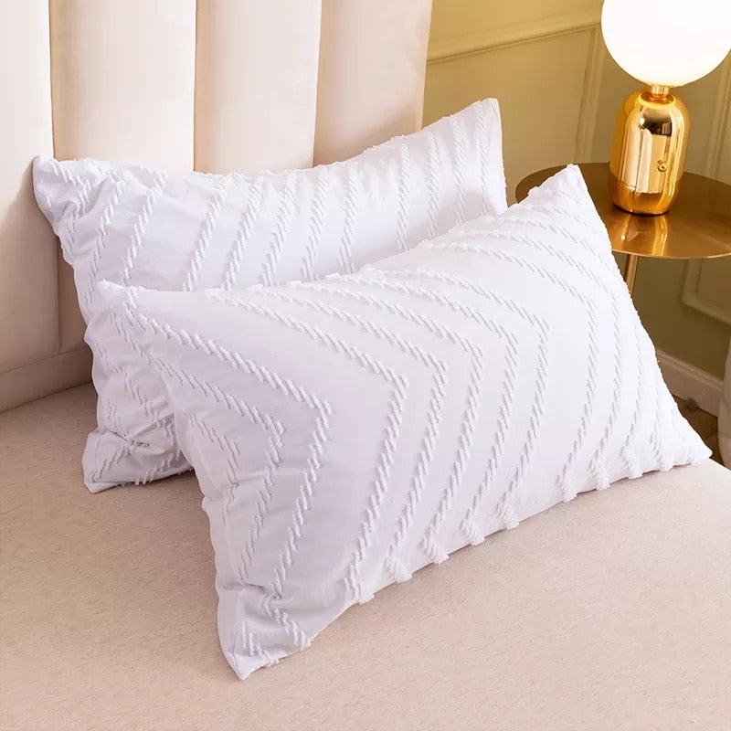 White Duvet Cover Set Soft Comfortable Bedding Set Nordic Style Cut Flowers Comforter Covers Home Solutions Maniac